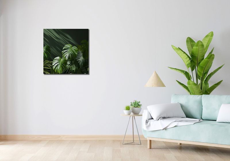 Obraz 60x60cm Szepczące Liście zdjęcie 2