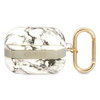 guess guaphchmag airpods pro cover szary/grey marble strap collection