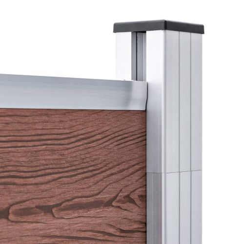 OGRODZENIE PŁOT DO OGRODU WPC BRĄZOWE 1045x186cm na Arena.pl