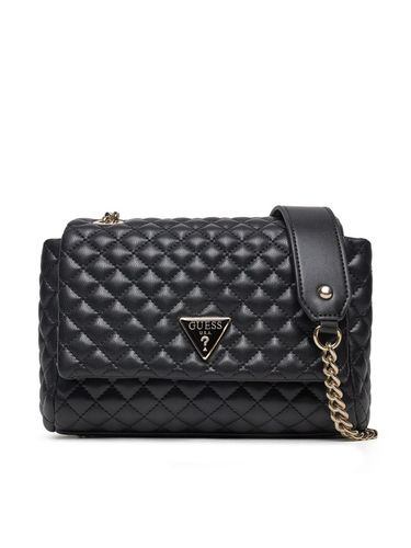 Guess Torebka Damska mała pikowana listonoszka HWEQG9 54121 Czarna na Arena.pl