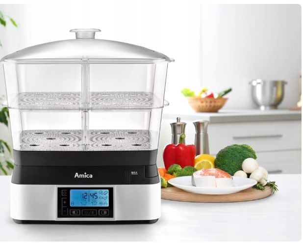 Parowar Amica PT 4011 11l 1800W 7 programów LCD zdjęcie 8