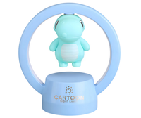 Lampka nocna dinozaur - niebieska