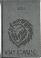 STYLOWY kalendarz z nazwiskiem A4 2026 KSIĄŻKOWY TYGODNIOWY grawerowany