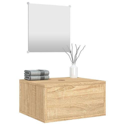 2-częściowy zestaw mebli łazienkowych, kolor dębu na Arena.pl