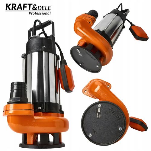 Pompa do Wody Zatapialna Żeliwna + Pływak 2950W 18.000L/H 2'' Kraft&Dele na Arena.pl