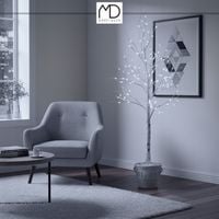 Brzoza 180 cm 144 LED drzewko święta dekoracja barwa zimna Boże Narodzenie