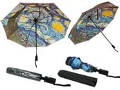 Parasol automat składany van Gogh, Gwiaździsta Noc (dekoracja pod spodem)