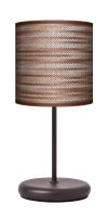 Lampa stołowa - EKO - Rattan brąz