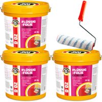 Zestaw Wałek Malarski 25cm + Folia w Płynie HALBAU D02 - 75kg