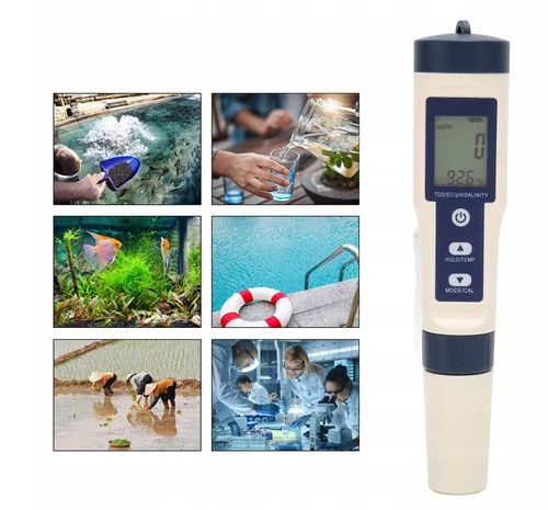 PROFESJONALNY MIERNIK TESTER PH TDS EC TEMP 4 W 1 na Arena.pl