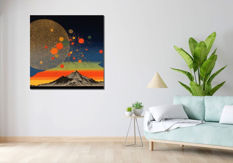 Obraz 100x100cm Ekspozycja Na Świat zdjęcie 2