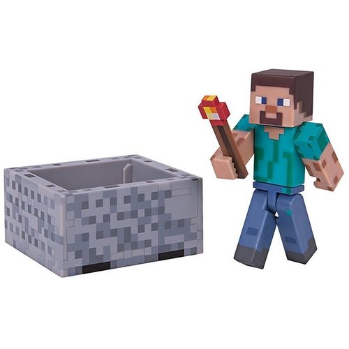 Minecraft - Figurka Steve z wagonem 16480 na Arena.pl