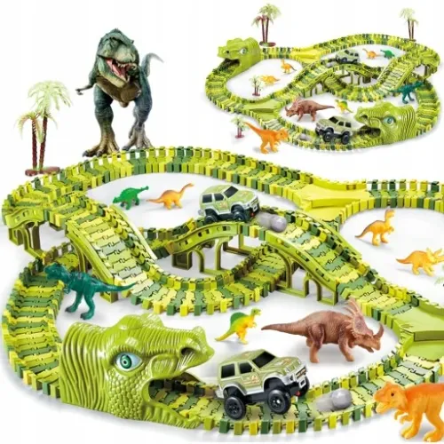 Tor Wyścigowy Dinozaur Dino Park 271 el. XXL 360cm na Arena.pl