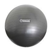 piłka gimnastyczna master super ball 65 cm szara