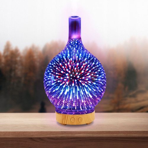 NAWILŻACZ POWIETRZA DYFUZOR ZAPACHOWY AROMATERAPIA JONIZATOR NOCNA na Arena.pl