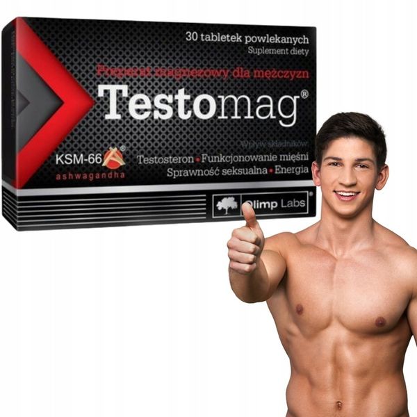 Testomag suplement diety dla mężczyzn 30 tabletek Olimp laboratories zdjęcie 1