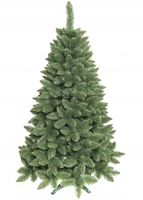 CHOINKA SZTUCZNA JODŁA ZIELONA 120 cm GĘSTA + stojak