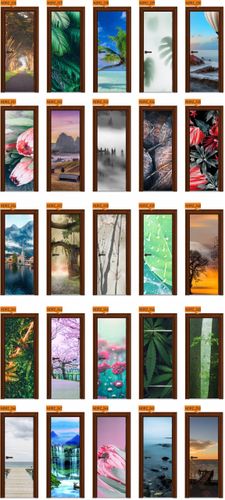 Naklejka samoprzylepna Okleina na Drzwi Szafę 3D na Arena.pl