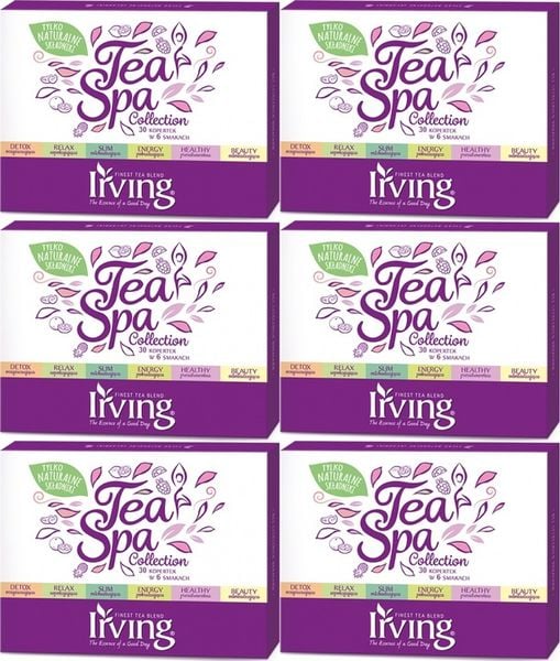 Zestaw herbat w kopertach Irving Tea SPA 30szt x6 zdjęcie 1