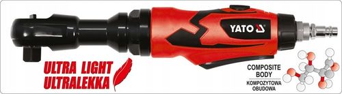 YATO GRZECHOTKA PNEUMATYCZNA KLUCZ KĄTOWY 1/2" 80Nm DO KOMPRESORA na Arena.pl