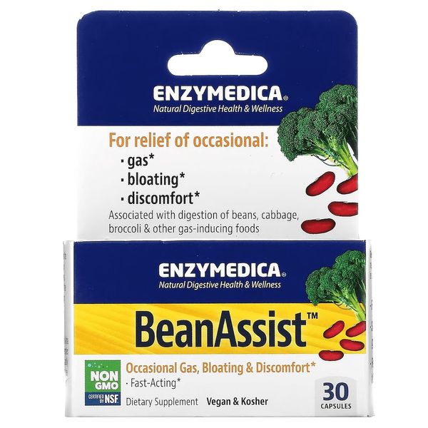 ENZYMEDICA BeanAssist (30 kaps.) zdjęcie 1