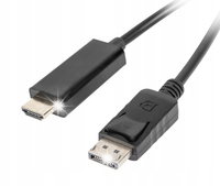 KABEL DISPLAYPORT(M) V1.1 ->HDMI(M) 1.8M LANBERG