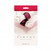 SINFUL Mankiety, kajdanki na nadgarstki PINK