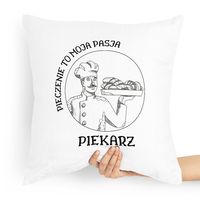 Poduszka Prezent Dla Piekarza Pieczenie Moja Pasja Z Nadrukiem Ze Zdjęciem