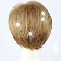 Blond Peruki Damskie krótkie Peruka