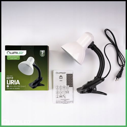 Lampka Biurkowa Szkolna Regulowana na Biurko Nocna Stołowa E27 z na Arena.pl