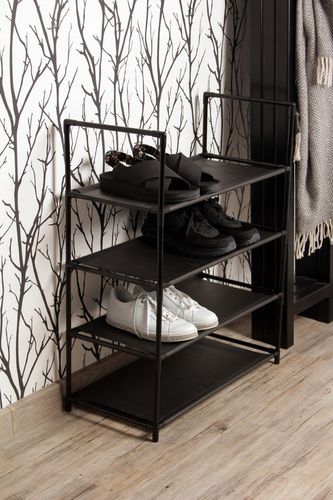 PÓŁKA NA BUTY REGAŁ STOJAK PÓŁKI OBUWIE SZAFKA POJEMNA LOFT 4 POZIOMY na Arena.pl