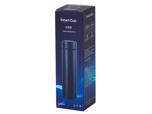 Kubek termiczny termos smart LED 500ml czarny na Arena.pl