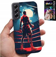 ETUI DO SAMSUNG GALAXY S22 - BOKS SPORTY WALKI BOKSERZY WZORY + SZKŁO