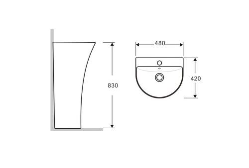 Umywalka Ceramiczna Rita na Arena.pl