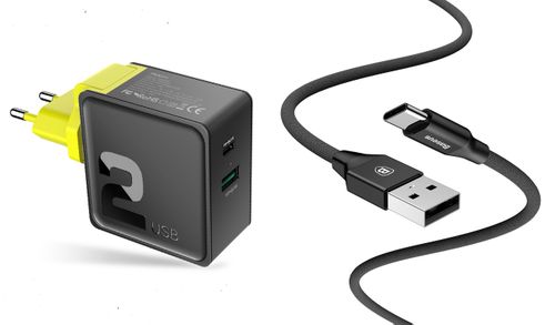 ROCK Ładowarka USB-C Quick Charge KABEL S8 S9 A8 na Arena.pl