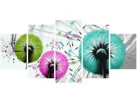 70CM 150CM ZEGAR 5 ELEM KOLOROWE DMUCHAWCE DRUK OBRAZ