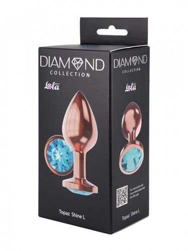 plug-butt plug diamond topaz shine l rose gold na Arena.pl