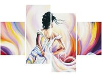 OBRAZ KOBIETA ABSTRAKCIE KOLORÓW