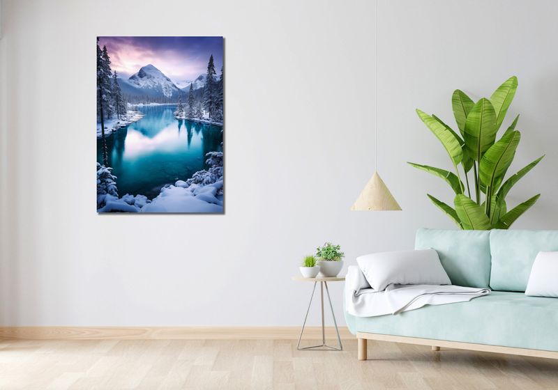 Obraz 70x100cm Górzyste Prześwity zdjęcie 2