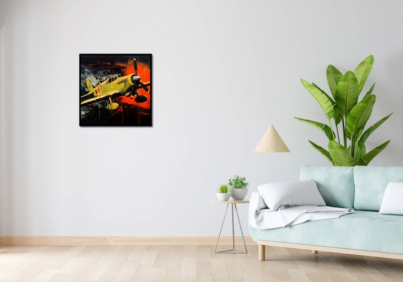 Plakat 60x60cm Barwny Przelot zdjęcie 4