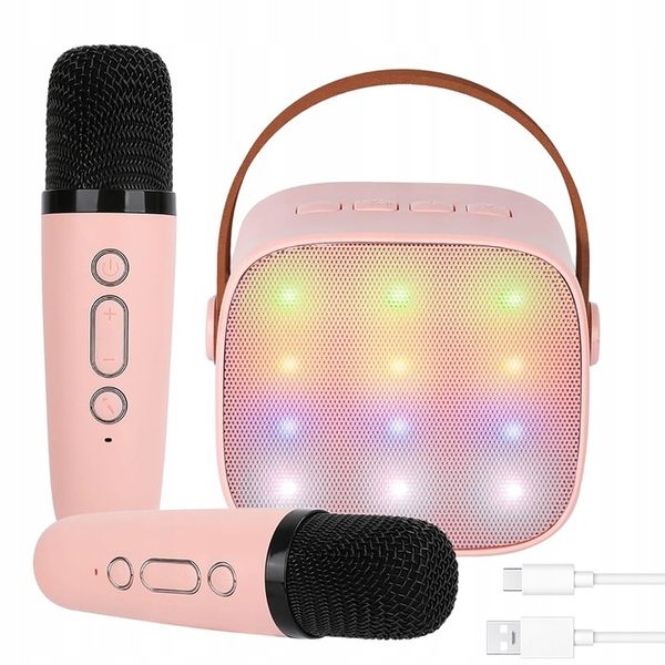 PRZENOŚNY ZESTAW DO KARAOKE BLUETOOTH 5.0 2000mAh zdjęcie 1