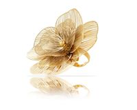 pierścionek z dużym kwiatuszkiem (r23/fsh/44au)