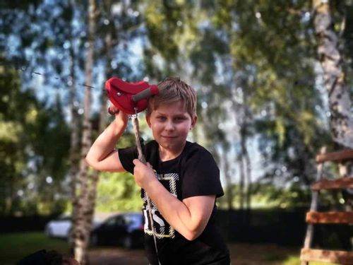 zjazd linowy czerwony MAŁPISZON na Arena.pl