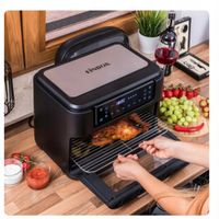 Frytkownica beztłuszczowa Air Fryer 2400W 10L Duża Frytownica 2w1 mocna XXL