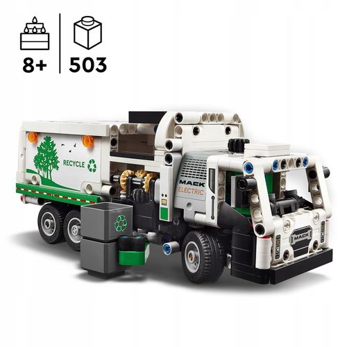 LEGO Technic Śmieciarka Mack LR Electric 42167 na Arena.pl