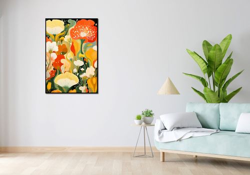 Plakat 70x100cm Kwiatowy Raj na Arena.pl