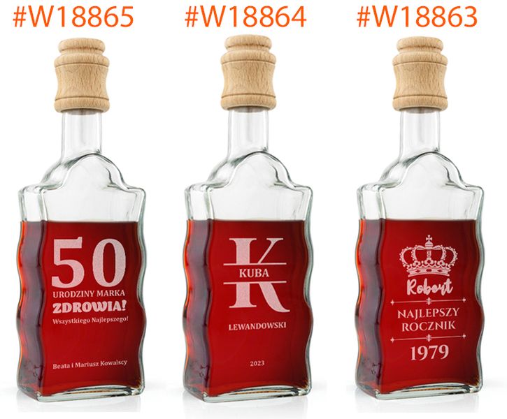 KARAFKA z GRAWEREM W PUDEŁKU PREZENT na URODZINY DLA NIEGO 18-99 zdjęcie 6