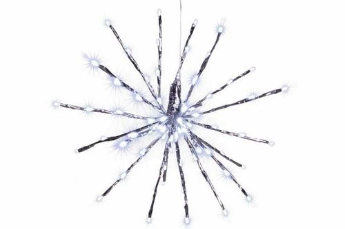 Świąteczne LED oświetlenie - deszcz meteorów, zimna biała na Arena.pl