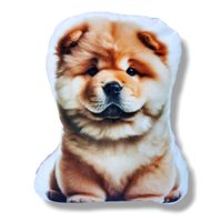 Poduszka piesek przytulanka maskotka z psem pluszowy pies chow chow