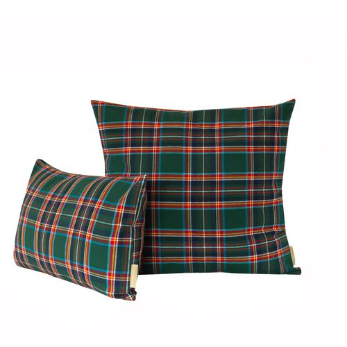 Poszewka Świąteczna Zielona krata Poduszka 40x60cm na Arena.pl